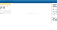 Desktop Screenshot of ajaxfilebrowser.com