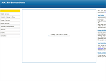 Tablet Screenshot of ajaxfilebrowser.com